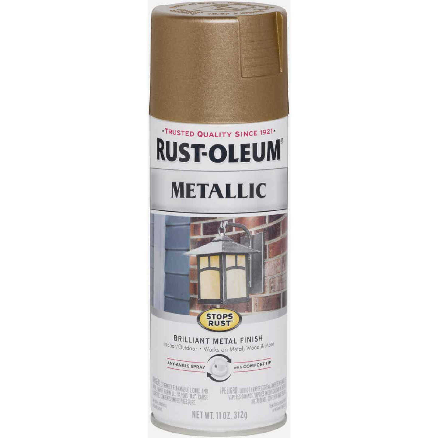 Rust-Oleum Stops Rust 11 Oz. Metallic Spray Paint, Antique Brass - Farr's  Hardware