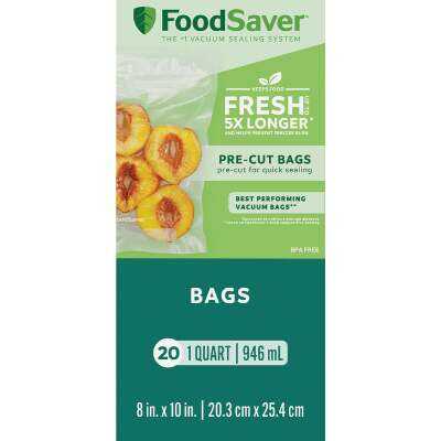 Food Saver 1 Quart Vacuum Sealer Bag (44-Pack) - Hale Hardware