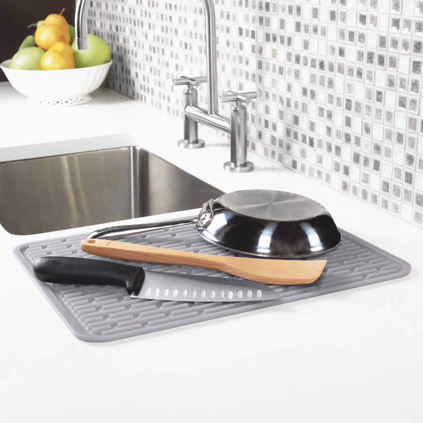 Buy Oxo Good Grips Sloped Drainer Tray 14.38 In. W. X 1.3 In. H. X 15.38  In. L., Clear